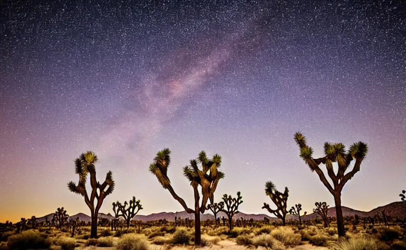 Image similar to joshua tree national park, night sky