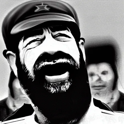 Prompt: saddam hussein in mario kart 6 4