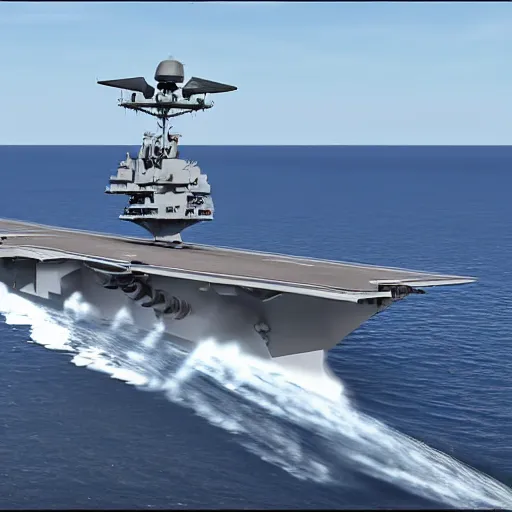 Prompt: a d 7 7 - tc pelican taking off from an aircraft carrier, realistic, 4 k