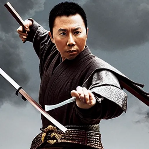 Image similar to Donnie yen as samurai , an film still