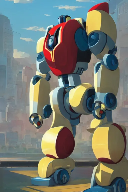 Image similar to metabots medabots medarotto medarot robot minimalist comics, behance hd by jesper ejsing, by rhads, makoto shinkai and lois van baarle, ilya kuvshinov, rossdraws global illumination ray tracing hdr radiating a glowing aura