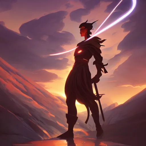 Image similar to kaladin stormblessed, the stormlight archive, behance hd by jesper ejsing, by rhads, makoto shinkai and lois van baarle, ilya kuvshinov, rossdraws global illumination ray tracing hdr radiating a glowing aura