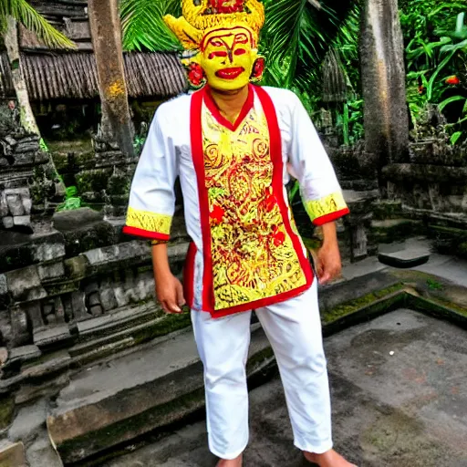 Prompt: barong bali