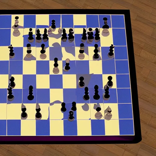 Image similar to Computers playing chess