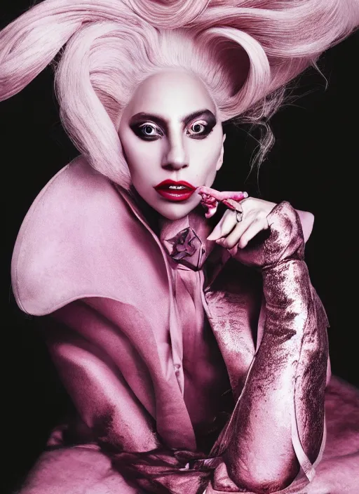 lady gaga styled by nick knight posing , high fashion | Stable ...