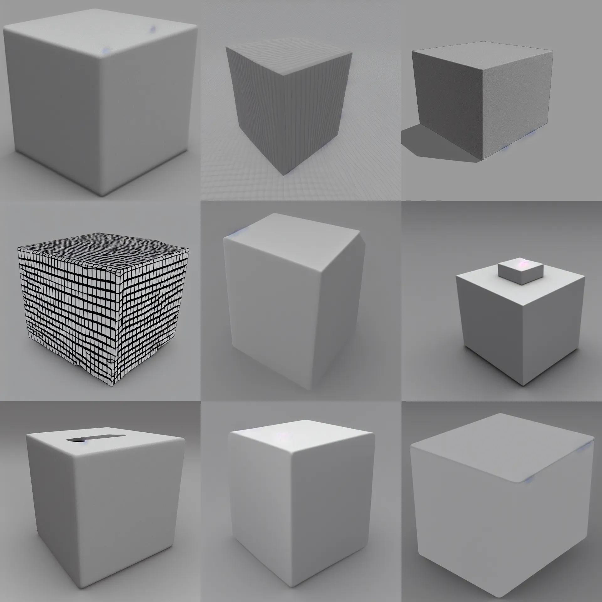 Image similar to blender default cube