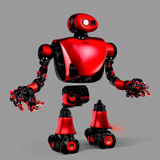 Prompt: robotic anger