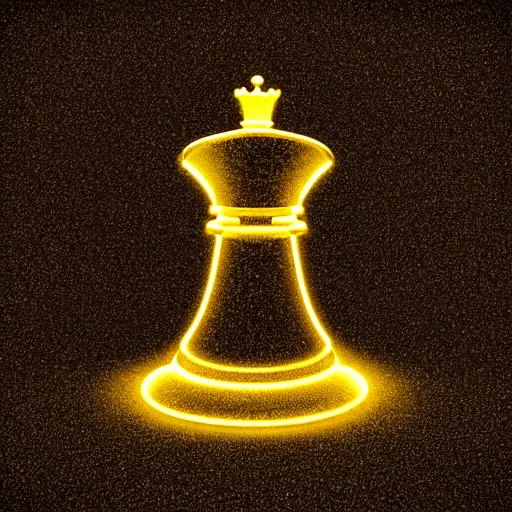 Prompt: vintage instamatic photo of a queen chess piece made of light, bio mechanical, Puddles, Isometric 3D, centered, smooth 3D Illustration, Cinematic Matte Painting, volumetric lighting ,