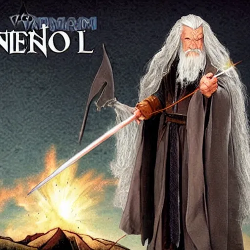 Prompt: Gandalf as a marvel comic book character