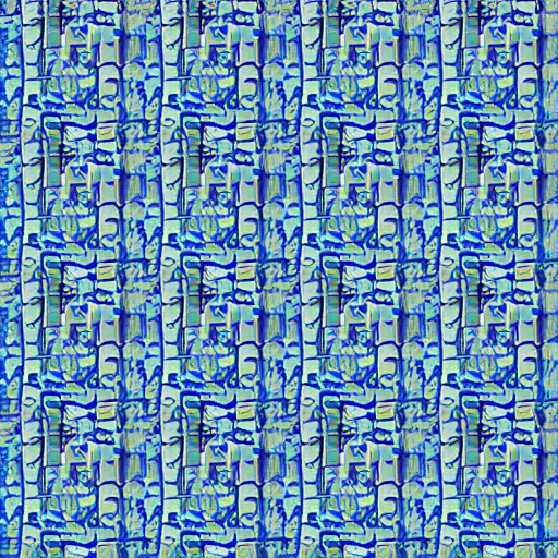 Image similar to symbolism inscrutable textured zampone pattern, symmetrical