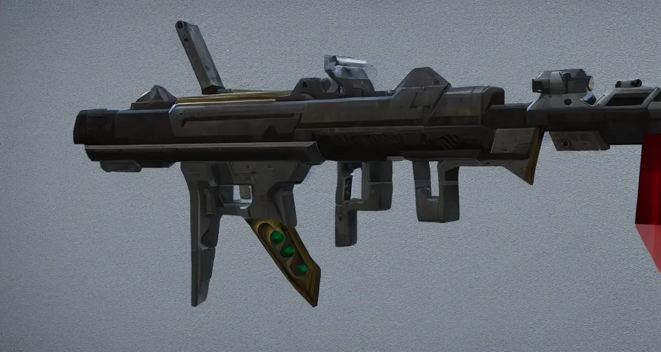 Prompt: extremely detailed ultra realistic side view photo retro vintage sci fi hyper minimalist laser sniper rifle, detailed trigger, chemically propelled, electric, steel, wood accents, intricate detail, elegant sleek smooth body, railgun, chemrail, gauss, smooth utopian design, ultra high quality, octane, cod, destiny, warframe, terminator