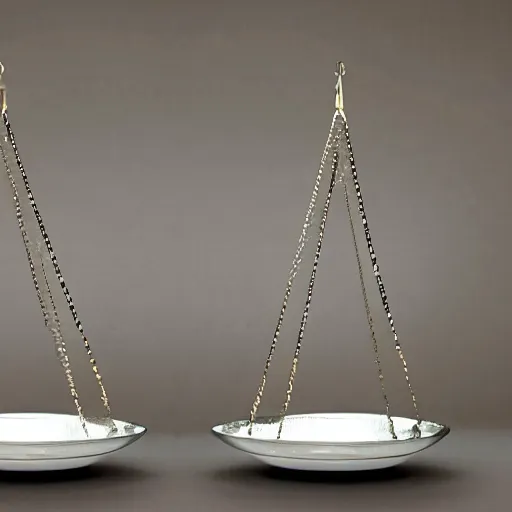 Image similar to abstract. balance. scales of justice. by yoshitaka amano.