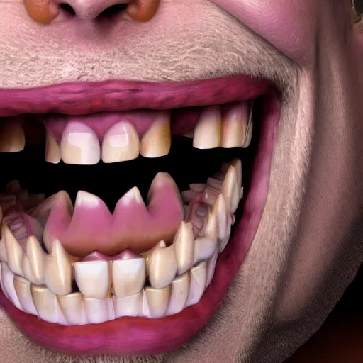 Image similar to the horrifying thing that floats in my room at night, hairy, teeth, 4k image