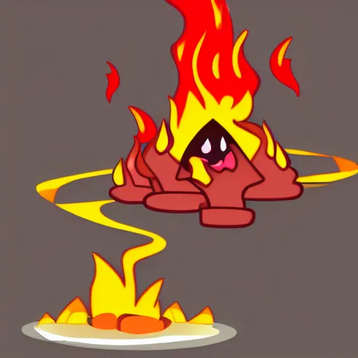 Image similar to firey from bfdi