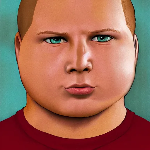 Prompt: hyper realistic photo of bobby hill