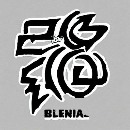 Prompt: logo of beta collective in style of graffiti street wear brand