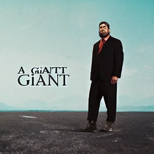 Prompt: A giant man