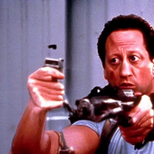 Image similar to Rob Schneider in Die Hard