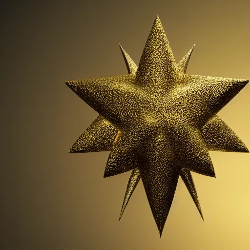 Prompt: a golden star on a board, digital art, octane engine, detailed render, dynamic lighting, 4 k