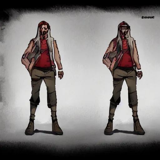 Prompt: Concept art for Bama - a new league of legends character based on a southern redneck