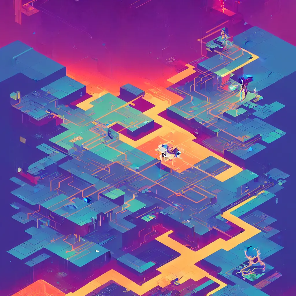 Prompt: a micro-service deployed to a datacenter, road, connector, defence, wall, cloud, security, logo, cyber, attack vector, trending on Artstation, painting by Jules Julien, Leslie David and Lisa Frank and Peter Mohrbacher and Alena Aenami and Dave LaChapelle muted colors with minimalism
