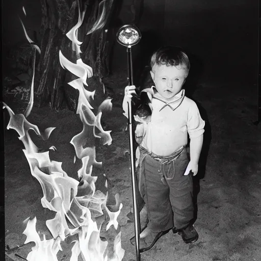 Prompt: photo, an 1 8 0 0's english explorer holding a burning torch while crawling through a 1 9 9 0's mcdonald's play place