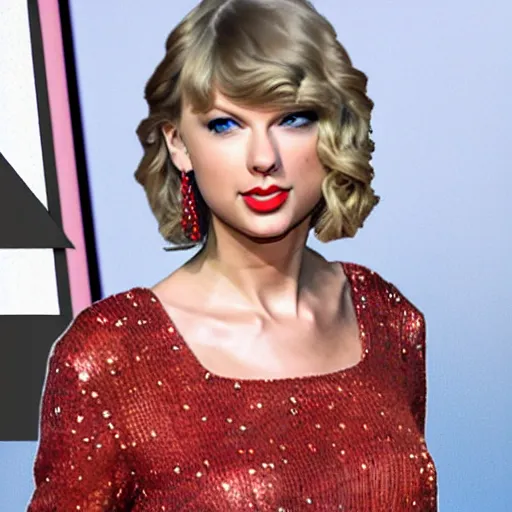 Image similar to taylor swift as an old lady