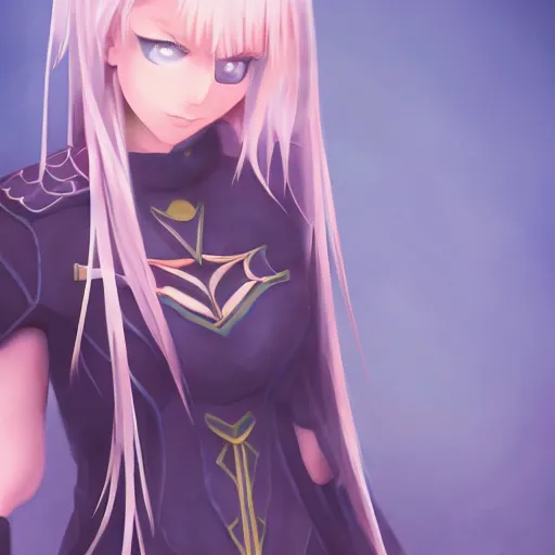 Prompt: beautiful full body image of chloe von einzbern from fate / stay night, high details, high resolution, noise filtered, artstation, 4 k, highly detailed, high quality, digital painting masterpiece, beautiful brush strokes