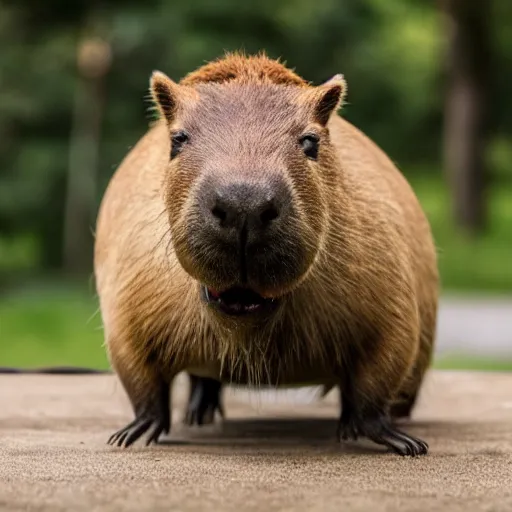 Image similar to photo of a capybara eating a nvidia gtx 1 9 9 0 graphic card, eos - 1 d, f / 1. 4, iso 2 0 0, 1 / 1 6 0 s, 8 k, raw, unedited, symmetrical balance, in - frame, award - winning