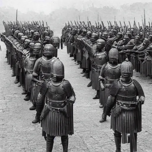 Image similar to roman army in china