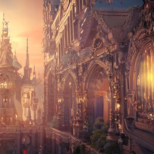 Prompt: 1 3 7, fairy tale, stunning, surrounding cinematic light, hyper detailed, ornate and intricate, 4 k cinematic octane render