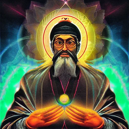 Prompt: The guru of the 3d singularity. The one hundred and twenty thirtieth supreme being