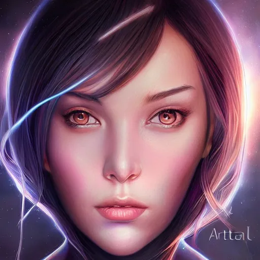 Prompt: beautiful realistic portrait of astral portal by artgerm