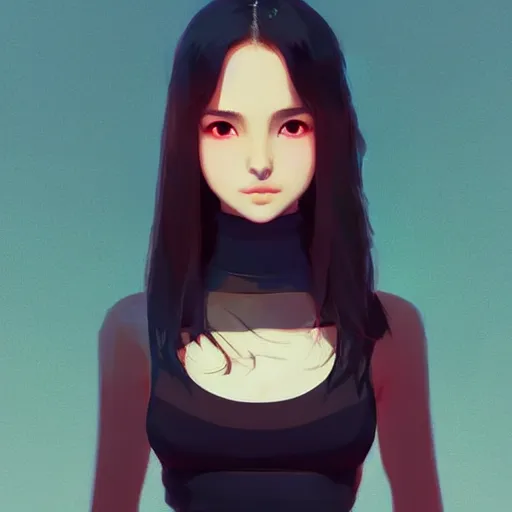 Image similar to a beautiful young japanese natalie portman alluring instagram model in crop top, by guweiz and wlop and ilya kuvshinov and artgerm and makoto shinkai and studio ghibli, symmetrical eyes, aesthetic, gorgeous, stunning, alluring, attractive, artstation, deviantart, pinterest, digital art