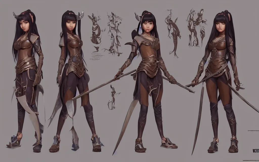 Prompt: weta disney pixar movie character sheet of madison beer, yoona : : as samurai warrior catgirl by pixar : : by weta, greg rutkowski, wlop, ilya kuvshinov, rossdraws, artgerm, marvel, character sheet, rave outfit, unreal engine, pearlescent, bright morning, anime