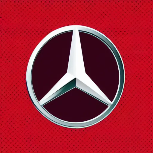 Image similar to Mercedes logo, vector graphics