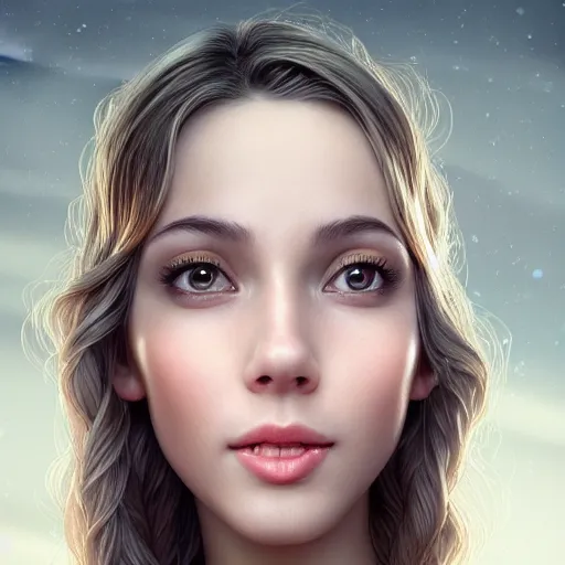 Prompt: a giddy gorgeous female, photo, professionally retouched, soft lighting, wearing sundress, illuminated by moonlight, realistic, smooth face, goddess, luscious lips, perfect eyes, wide angle, sharp focus on eyes, 8 k high definition, insanely detailed, intricate, elegant, art by artgerm and wlop