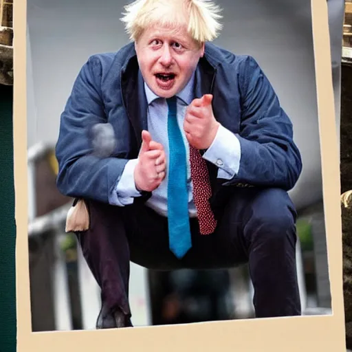 Prompt: boris johnson as rocky balboa