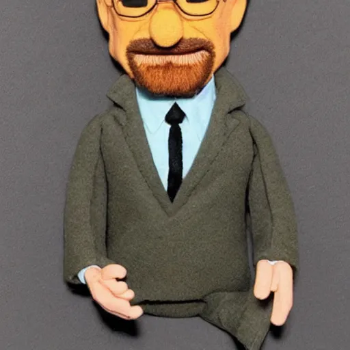Prompt: Walter White as a muppet