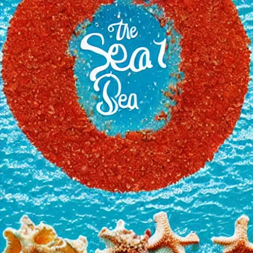 Image similar to the sea made from salsa