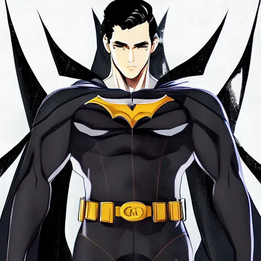 portrait of bruce wayne, anime fantasy illustration by | Stable Diffusion |  OpenArt
