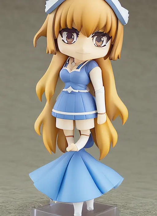 Prompt: nendoroid of princess diana, well - designed, realistic lighting, anime chibi, promotional, proportional chibi