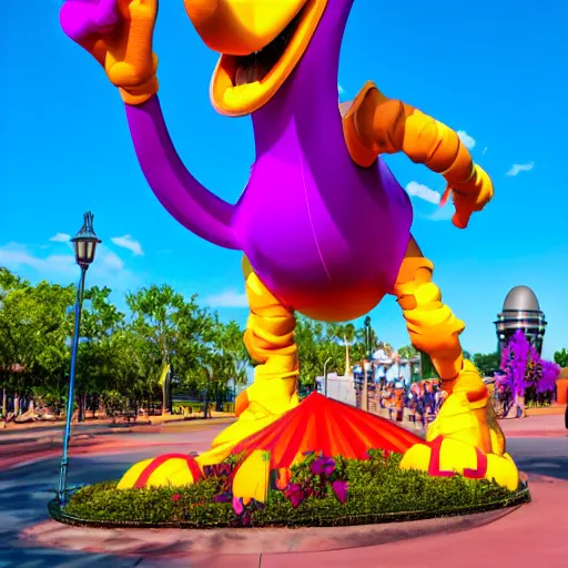 Prompt: figment from epcot