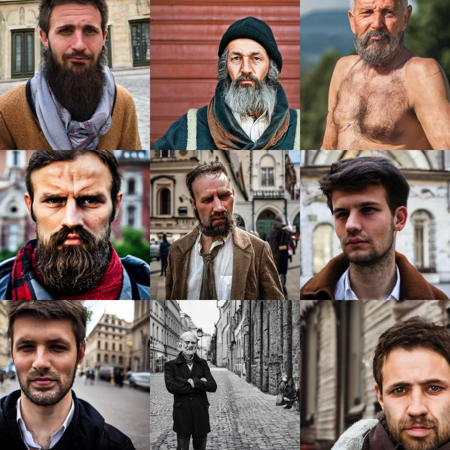 Prompt: a hungarian man with typical hungarian features