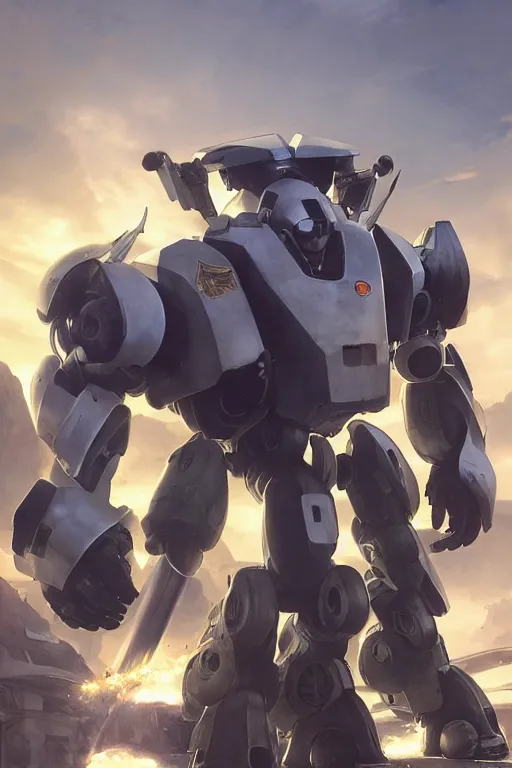 Image similar to mechwarrior 5 : mercenaries mech megaman transformer robot boss tank engine game octane render, 4 k, hd 2 0 2 2 3 d cgi rtx hdr style chrome reflexion glow fanart, global illumination ray tracing hdr fanart arstation by ian pesty by jesper ejsing pixar and disney unreal zbrush central hardmesh