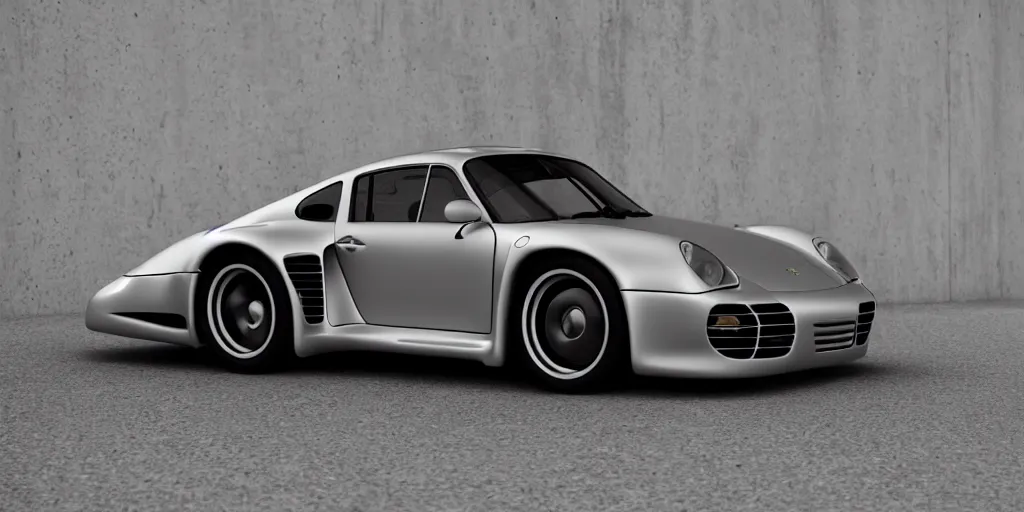 Prompt: porsche 959 from the future. hypercar. photo realistic 35mm Khyzyl Saleem