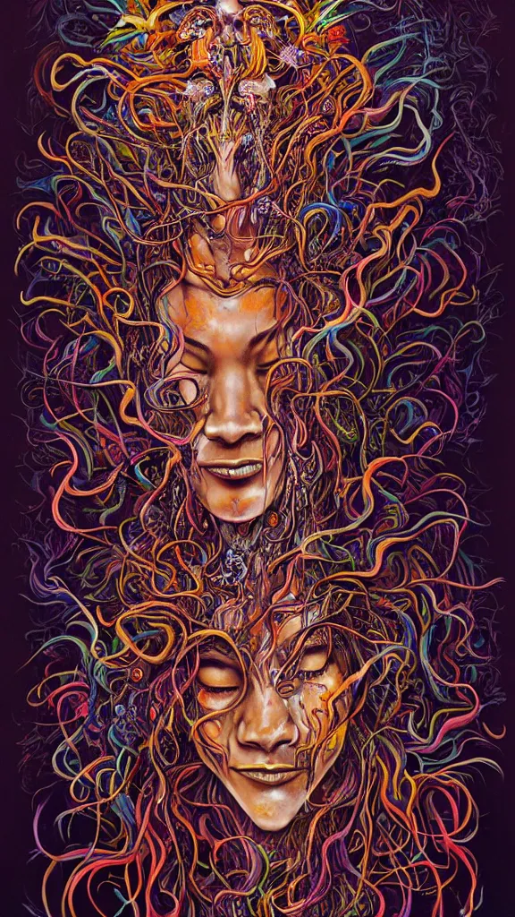 Image similar to the ayahuasca spirit, by tracie ching