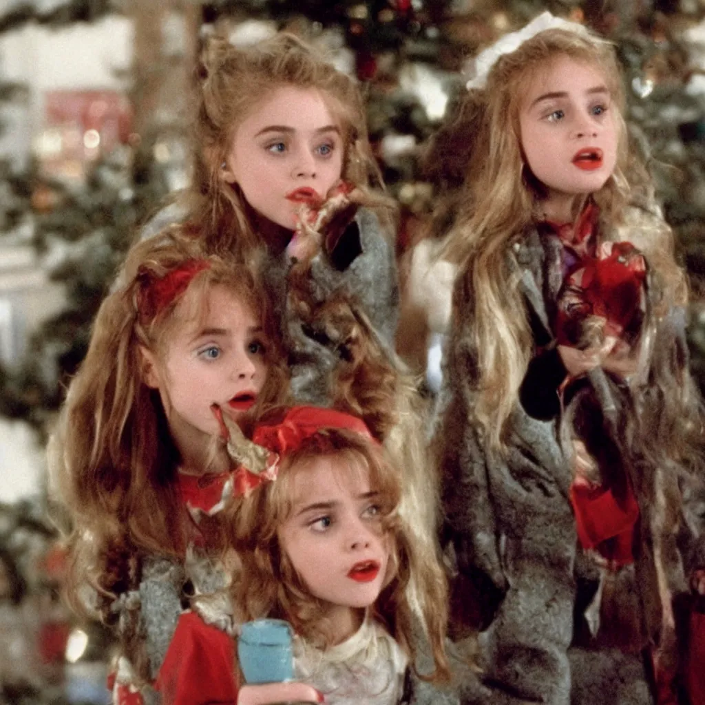 Image similar to sabrina carpenter in home alone ( 1 9 9 0 )