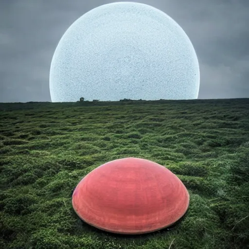 Image similar to huge mysterious ufo ignoring the laws of physics over a natural scene. otherwordly material. entries in the 2 0 2 0 sony world photography awards.