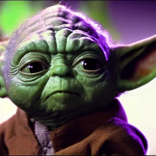 Image similar to yoda in gremlins, highly detailed